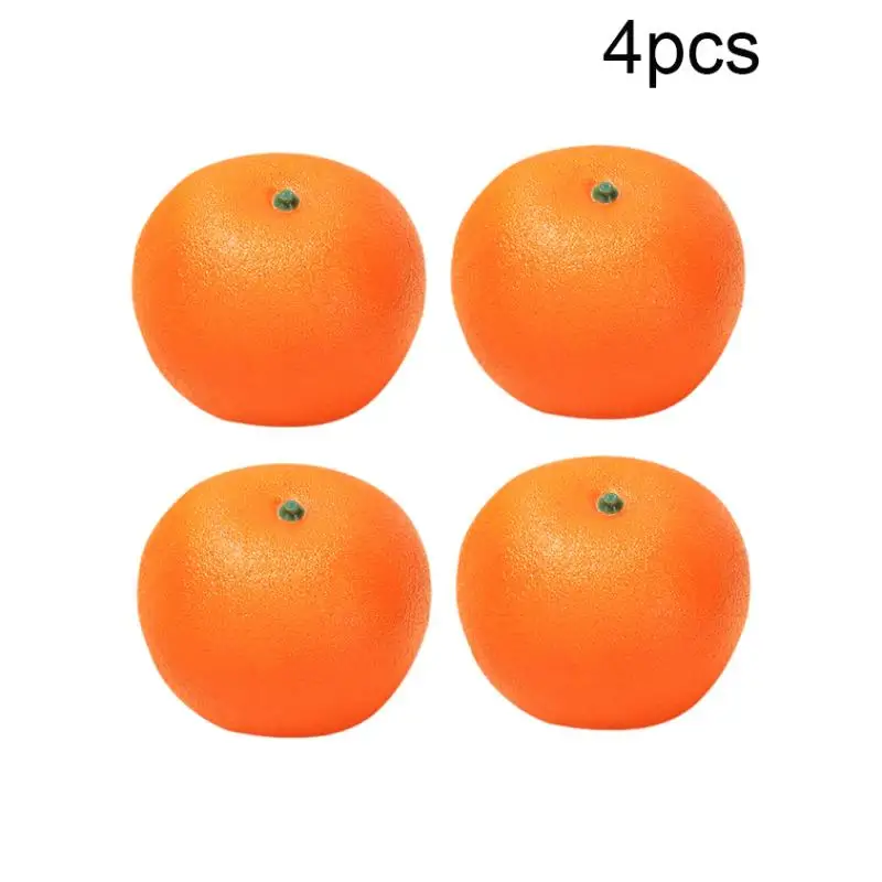Artificial Orange Fruit Decorations - Set of 2/4/6 for Home and Event Decor【Homeclub】
