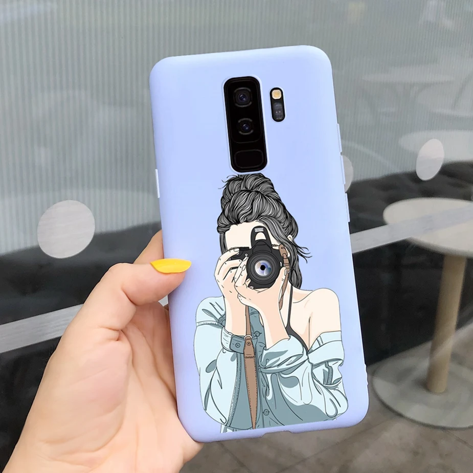 Cute Fashion Cartoon Girls Silicone Soft TPU Phone Case Cover