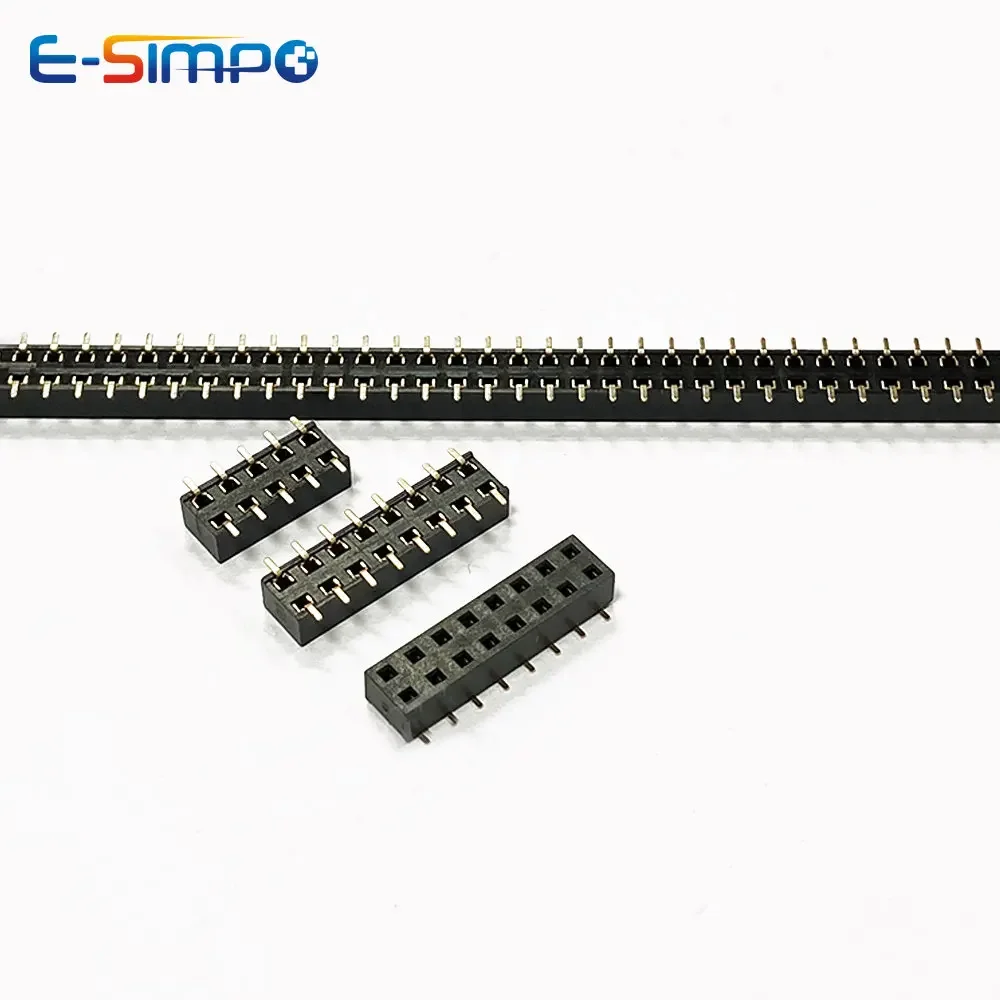 

200pcs 2.54mm PH3.5 2x3P/5P/8P/10P/13P/20P Double Row Low Profile SMD Surface Mount Type PCB Female Pin Header Socket Connector