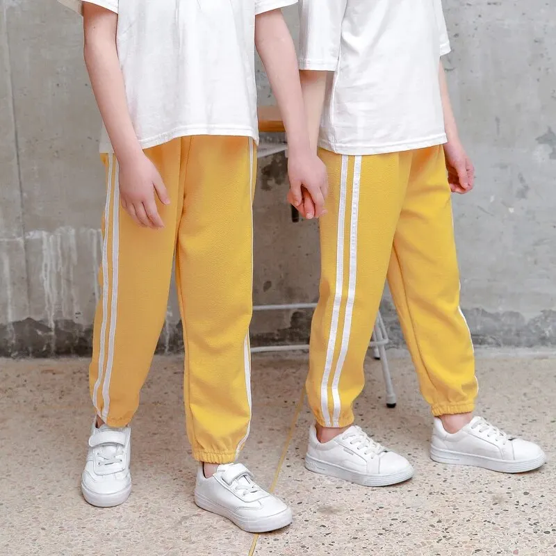 Children Casual Pants Boy Lantern Trousers Girl Summer Pleasantly Cool Trousers