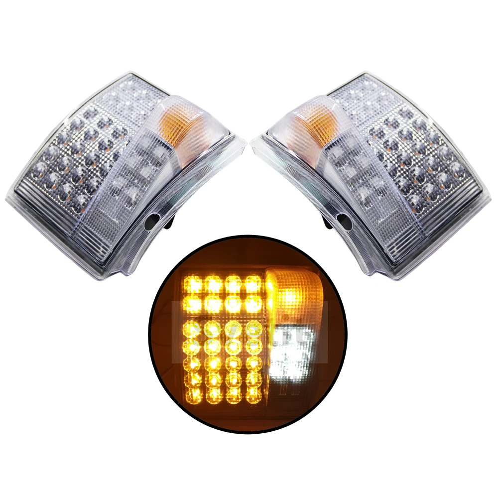 2Pcs 24V Luci Angolari A Led Per Scania P420 G440 P410 P310 P380 Indicatori Di Direzione Oem 1385410 1387155 Sinistra Destra