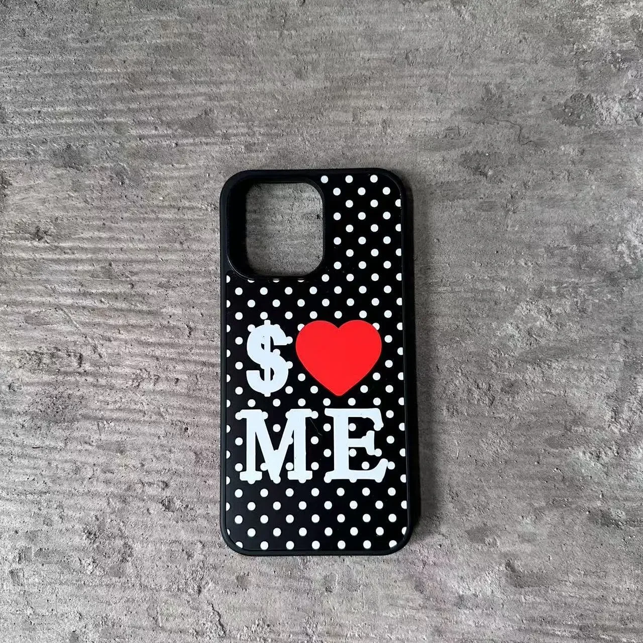 Leopard Print Kawaii Anime Girl Cross Art Phone Case - Y2K Simple Cover