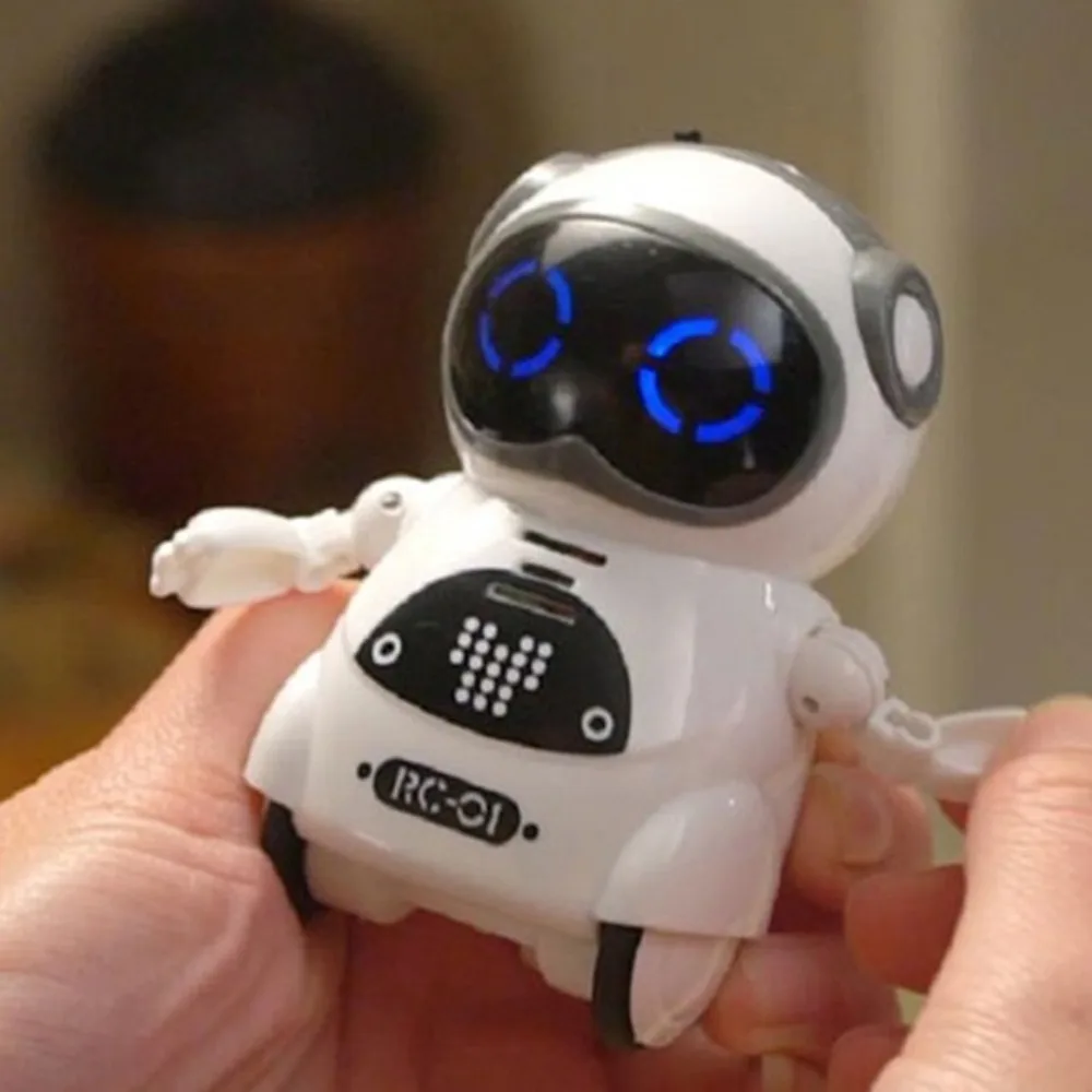 Cute Multifunctional Smart Robot Dancing Interactive Dialogue Pocket Robot Dynamic Music Voice Interactive Toy