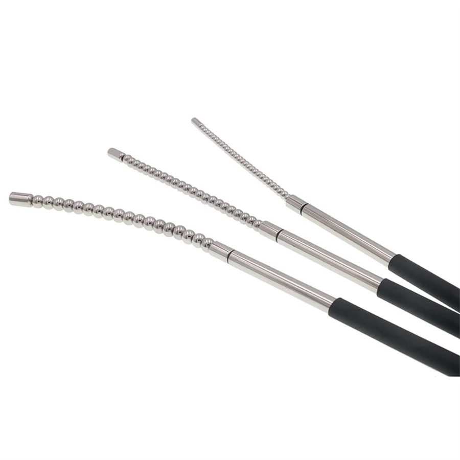 Electro Shock Urethral Catheter Sound Dilator Penis Plug Two-electrode Urethral Plug Horse Eye Stick Male Masturbator Sex Toys