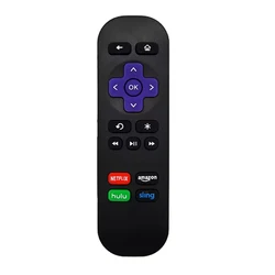 Universal Remote Control for Roku Streaming Devices (Excludes Stick and TV Models) (Black)