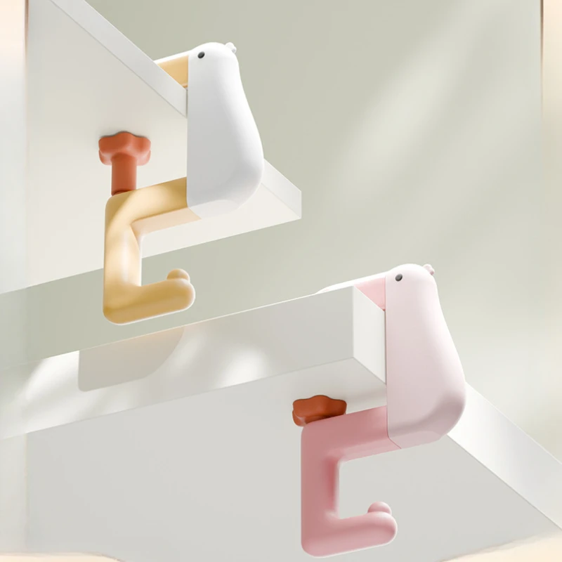 Portable Hook for Hanging Decor and Handbag – Non-Punching Wall Hanger & Table Accessory for Home, Office, or Student Use