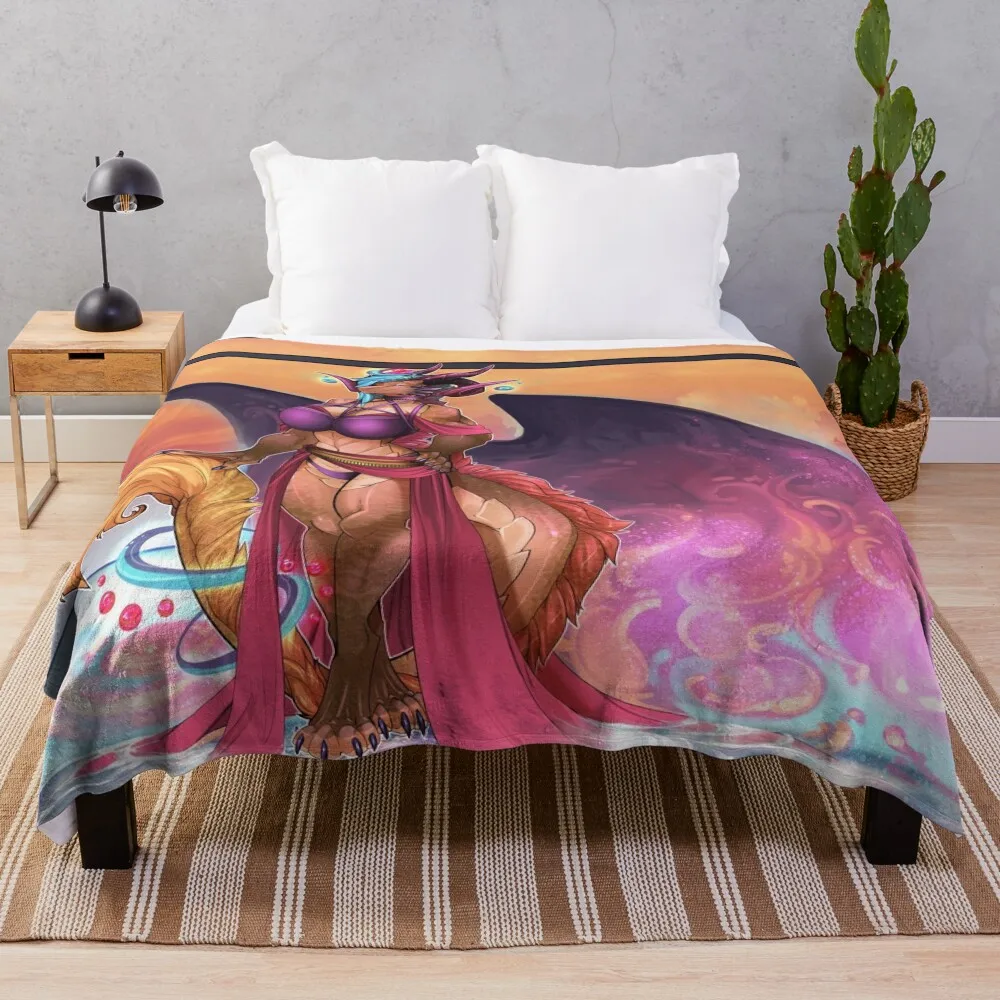 Sunrise Dragoness Coperta Divano Letto Simpatiche Coperte A Quadri