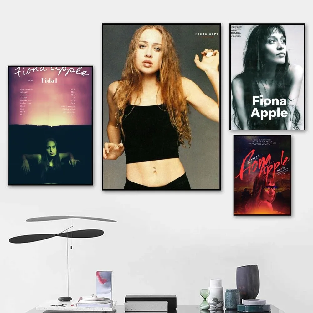 Fiona Apple Poster Carta Kraft Vintage Poster Wall Art Painting Study Arte Estetica Adesivi Murali Di Piccole Dimensioni