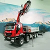 RC 1/14 Hydraulic Lifting Truck Iveco Dump Truck Model RTR Full Metal Dump Truck with Sound and Light Set PL18EV RC Toys 1