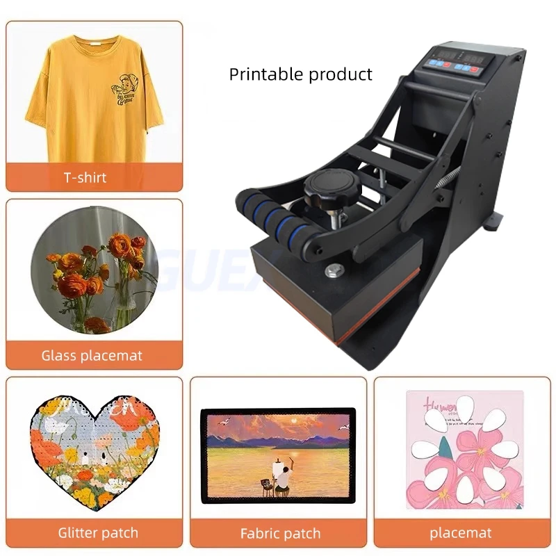Heat Transfer Printing Pressing Machine Small Hot Stamping Machine Collar Label Printing Hot Drilling Press