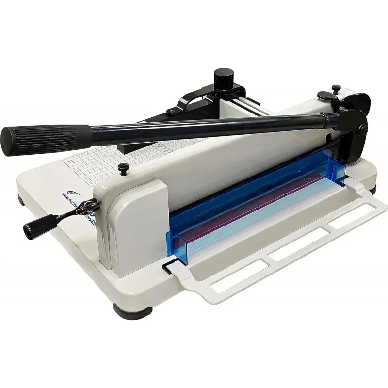 

HFS(R) Heavy Duty Guillotine Paper Cutter 400 Sheet Capacity | Solid Steel Construction (A4-12'' Paper Cutter)