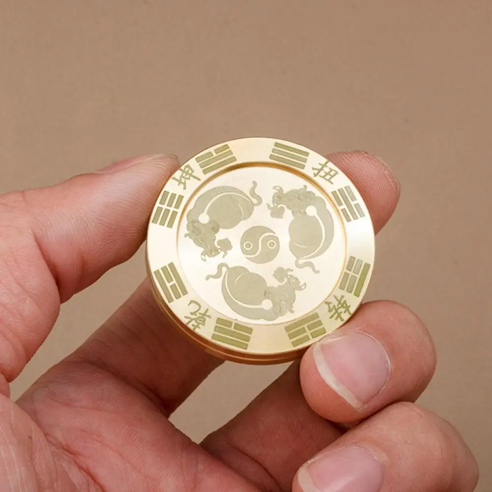 

Lucky Coins Slider Toy Mini Coins Fidget Slider Round Unique Stress Relief Lucky Coins Spinner Toy Adults Gift