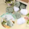 Chenille Knitting Yarn 2PCS 200g Soft Ice Strip Line Cotton Yarn DIY Wool Yarn for Handmade Knitting Blanket Scarf Thick Thread 4