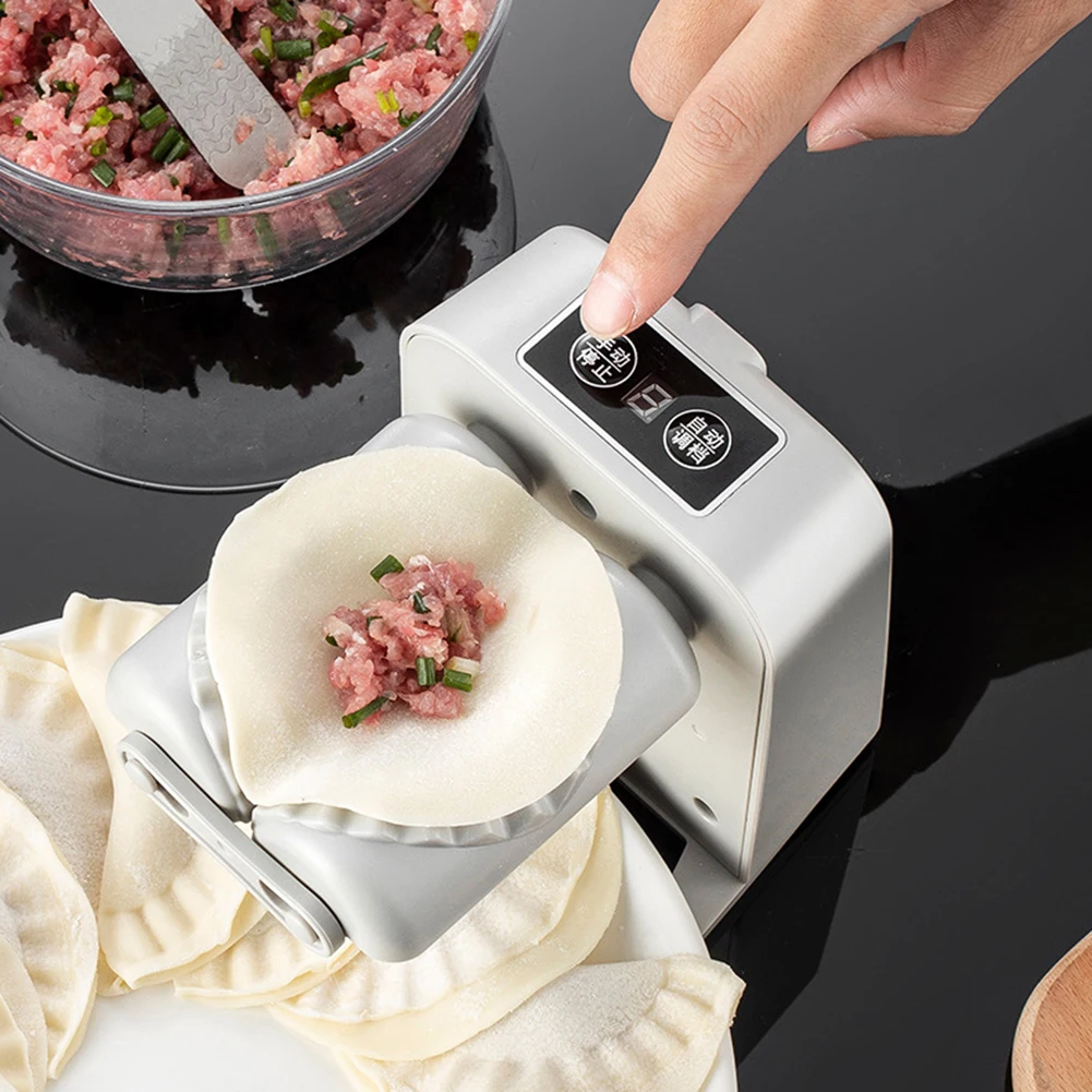 Scf618850caaa4b53bf4d4da6927b56b26 Electric Dumpling Maker Fully Automatic Dumpling Debt Machine Pressing Dumpling Skin Mould Empanada Ravioli Mould Kitchen Gadget