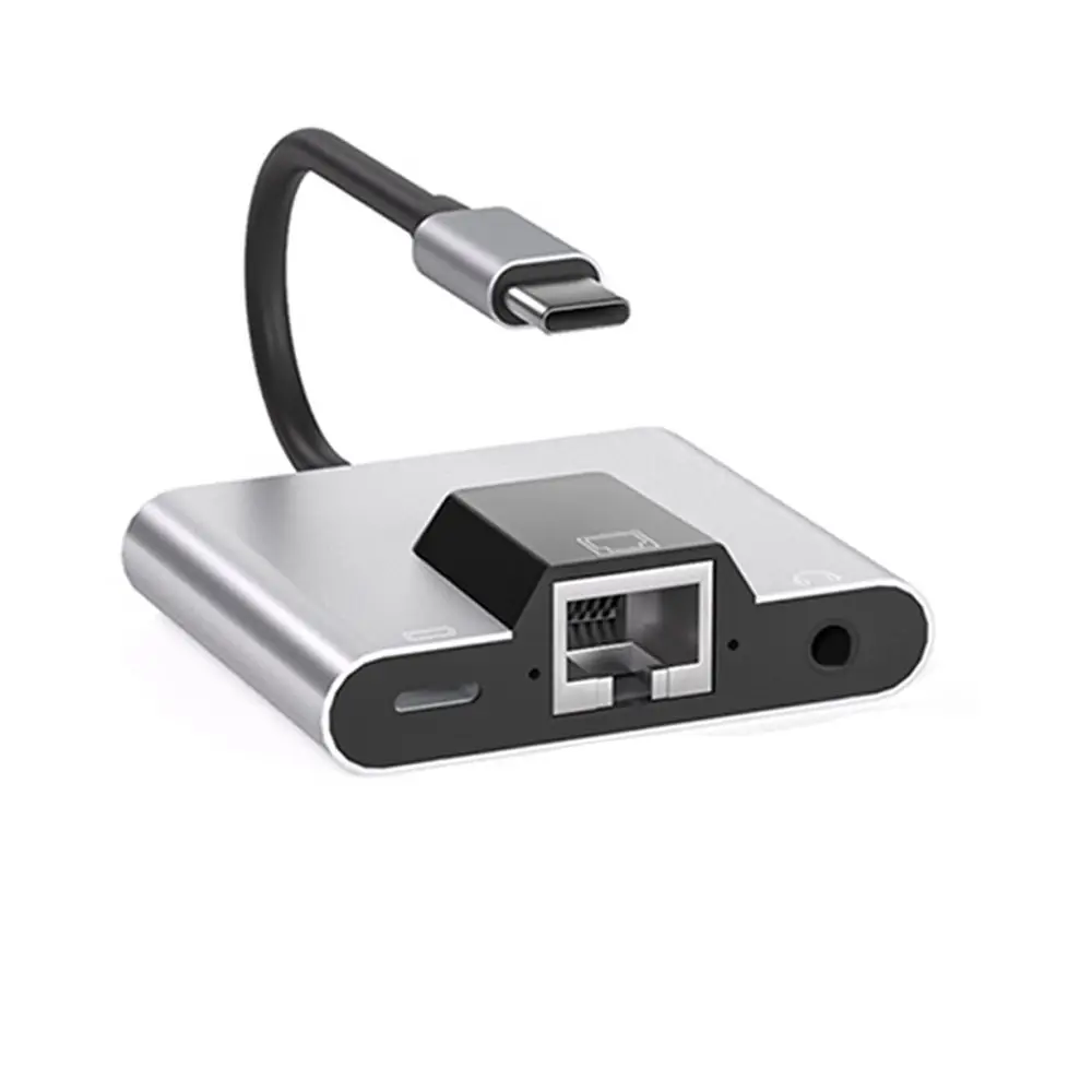 

Высокоскоростной адаптер для быстрой зарядки PD Type-C на Ethernet LAN