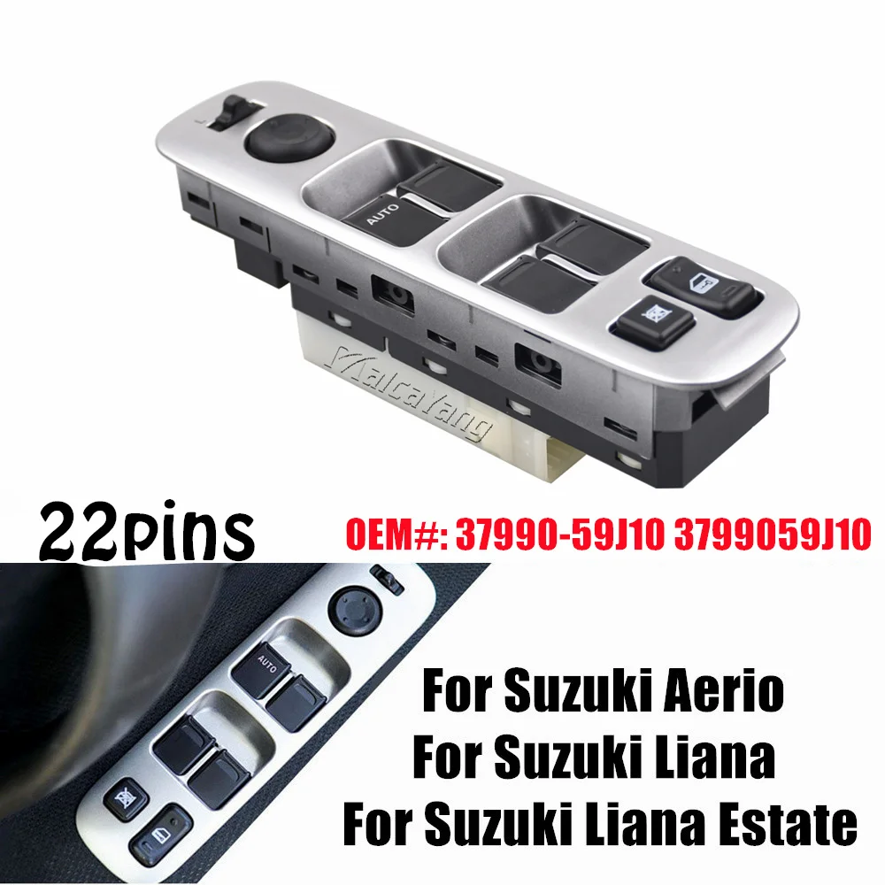 

Переключатель Стеклоподъемника 37990-59J10 для Suzuki Liana 2005-2008 Estate ER Aerio 2.0L 2.3L