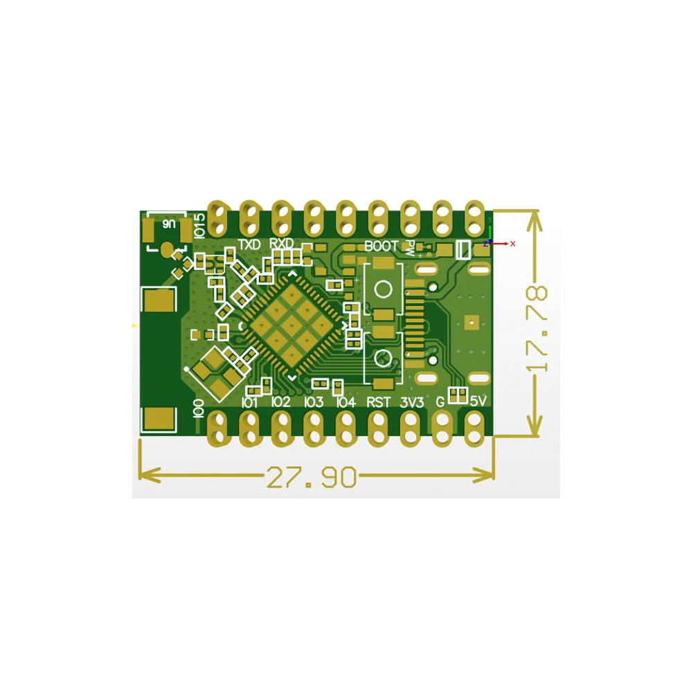 รูปสินค้า บอร์ดพัฒนา ESP32-C5 WiFi 6+5G บลูทูธ 5 Zigbee Thread ประหยัดพลังงาน