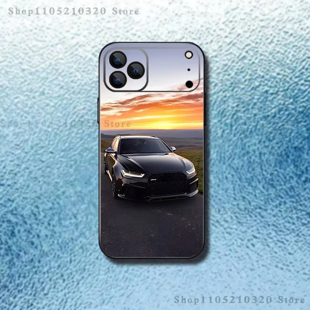 Sleek Black Silicone Phone Case in Automotive Design