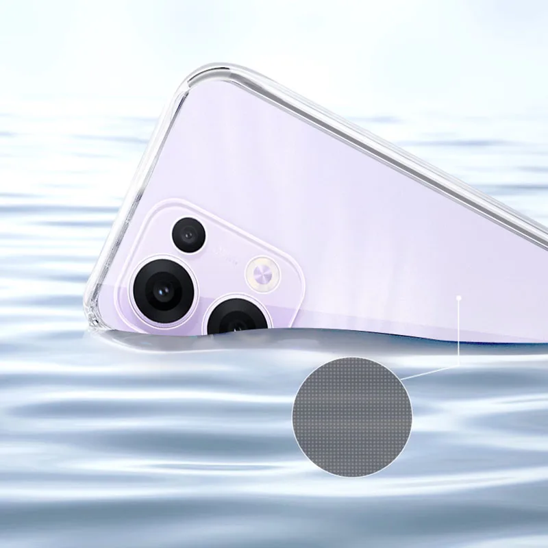 Crystal Clear Soft TPU Phone Case with Camera Protection - Thin Transparent Back Cover Shell