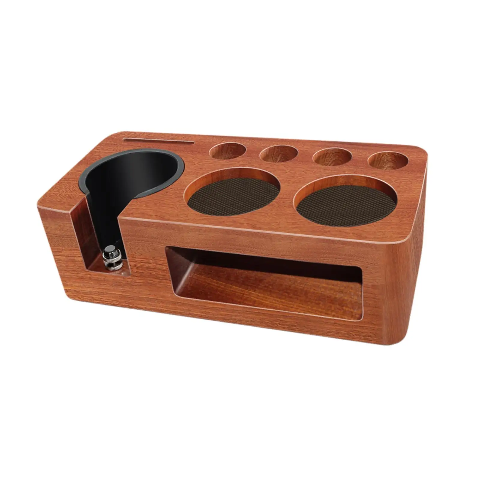 Coffee Filter Tamper Holder Wooden Sturdy Multipurpose Coffee Portafilter Tool Coffee Filter Tamper Holder Wooden Sturdy Multipurpose Coffee Portafilter Tool