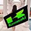 2025 New Kawasaki Motorcycle Racing Microfiber Blanket Quick Drying Beach Towels Oversized Super Absorbent Pool Towel Blanket 1