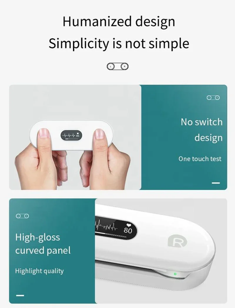 Portability Bluetooth ECG monitor medical electrocardiograph heart rate ECG monitor measuring instrument contec