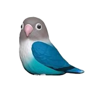 thumbnail image 1 of Figura Kawaii Bandai de mano Pequeño amigo lindo pájaro adorno búho loro cuervo pájaro esmeralda perla caja huevo regalo hecho a mano juguetes, 1 of 5