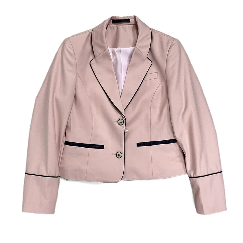 Gangnam College Style Pink Suit Korean JK Uniform Blazer Suit Girls Sheath Dress Women\'s Spring Autumn Blazer Hip Skirt Sets