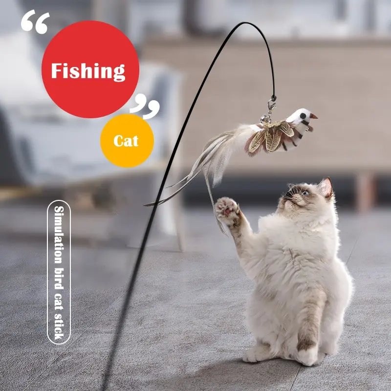 Simulation Bird Plush Soft Stuffed Goods Toy Chats Pet Cat Scratcher Toys for Cats Accessories Tree Supplies Dog Cat's House | Дом и сад
