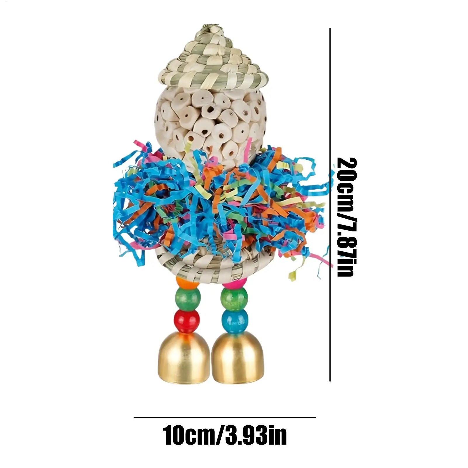 Parrot Foraging Toys 2 Pieces Shredding Toys For Birds Foraging Chewable Ball For Parrot Exercise Enrichment Play Cage Macaw