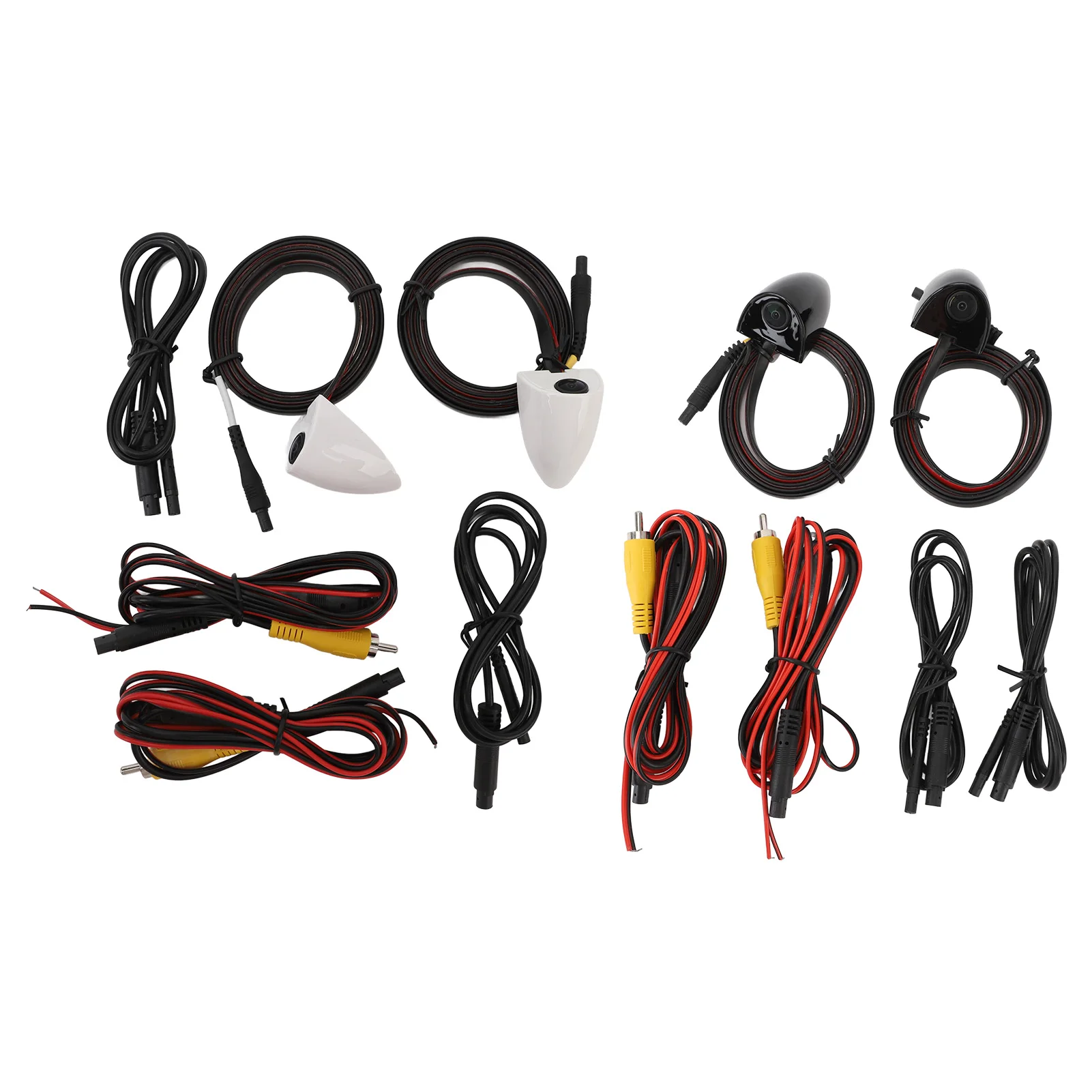 Car Blind Spot Camera Night-Vision HD Assist Waterproof Tape Mounting Left Right Side View Camera 80 Degree Parking Monitor