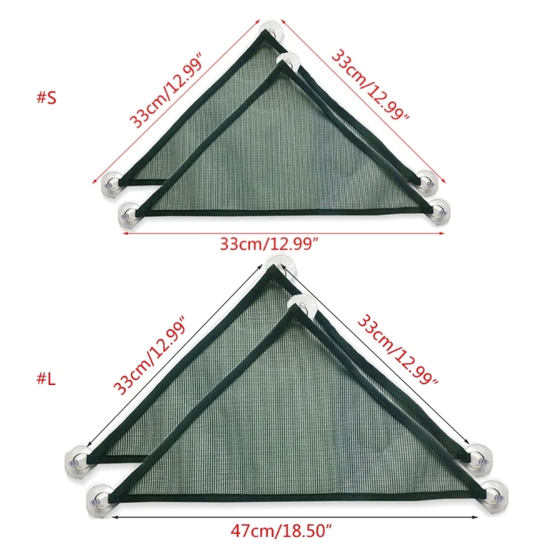 Bearded Dragon Hammock Lounger Ladder Hanging Bed Accessories Habitat Terrarium Decoration for Bearded 2 Pack reptile hammock