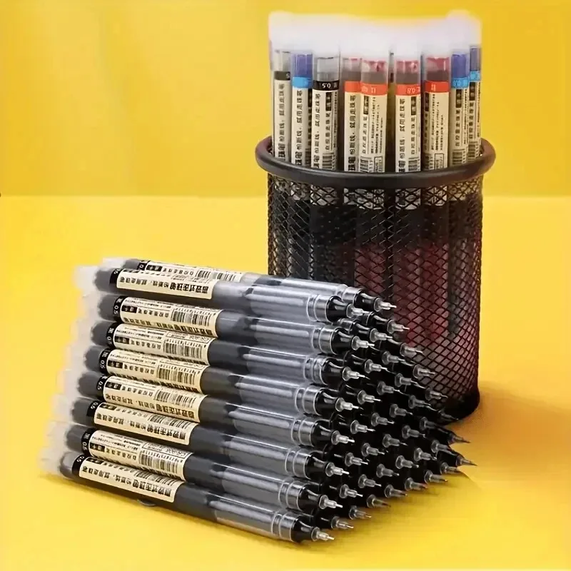 10 قطعة سعة كبيرة التجفيف السريع إبرة تلميح الملونة هلام القلم 0.5 مللي متر غرامة وأشار أقلام حبر جاف أسود/أحمر/أزرق Diary بها بنفسك مذكرات الرسم