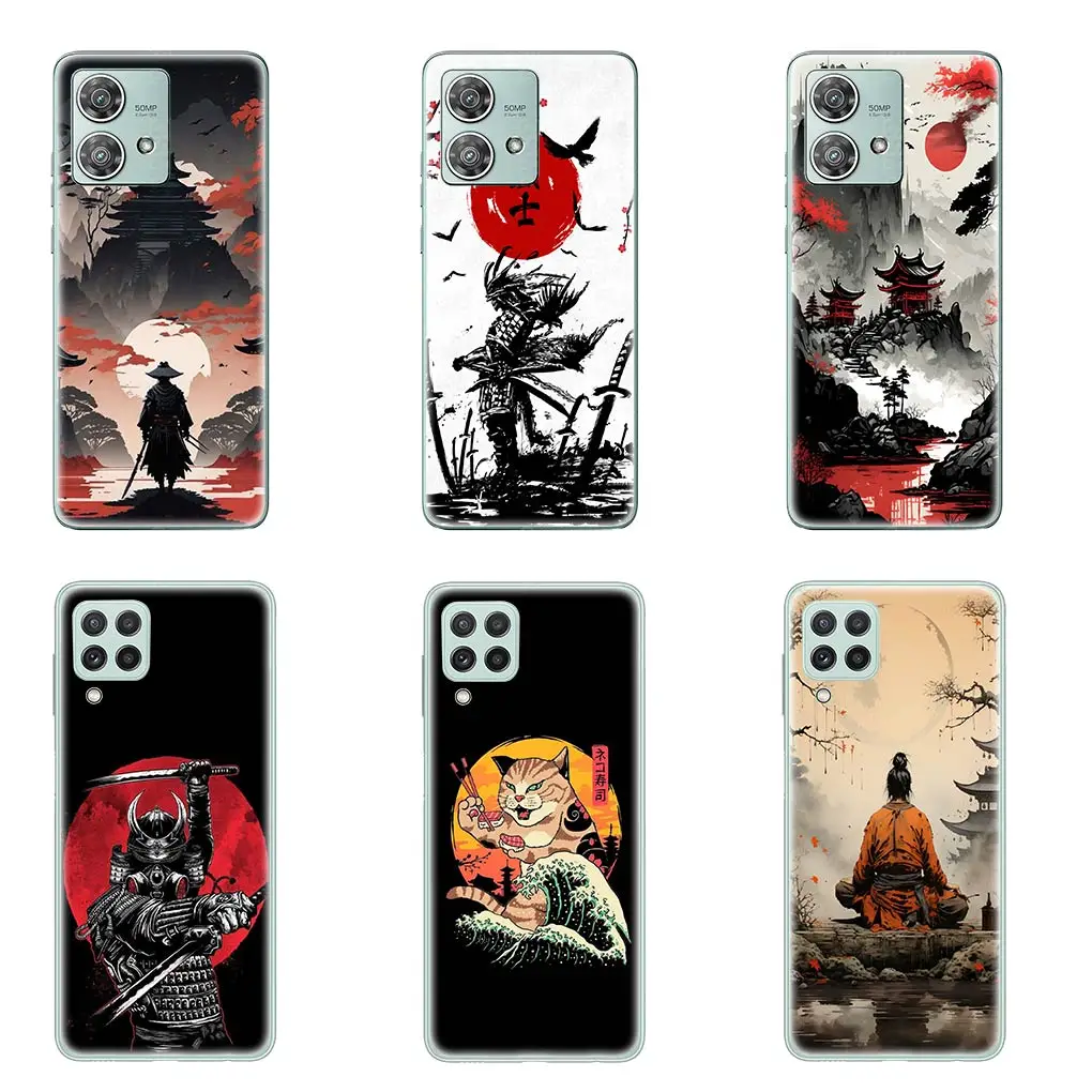 Bushido Japan Samurai Ninja TPU Phone Case Cover Casing