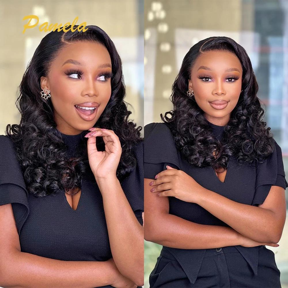 High Density Loose Deep Wave Wig 13x4 Lace Front 100 Human Hair Glueless Wigs Preplucked Woman Wigs Ready To Wear