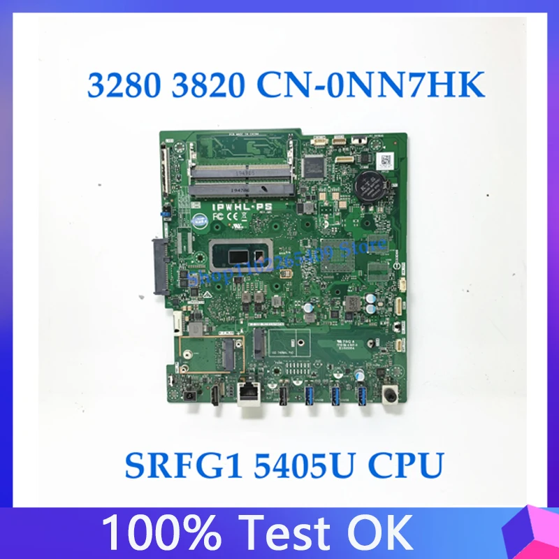 

High Quality Mainboard CN-0NN7HK 0NN7HK NN7HK For Dell 3280 3820 Laptop Motherboard With SRFG1 5405U CPU 100% Fully Working Well