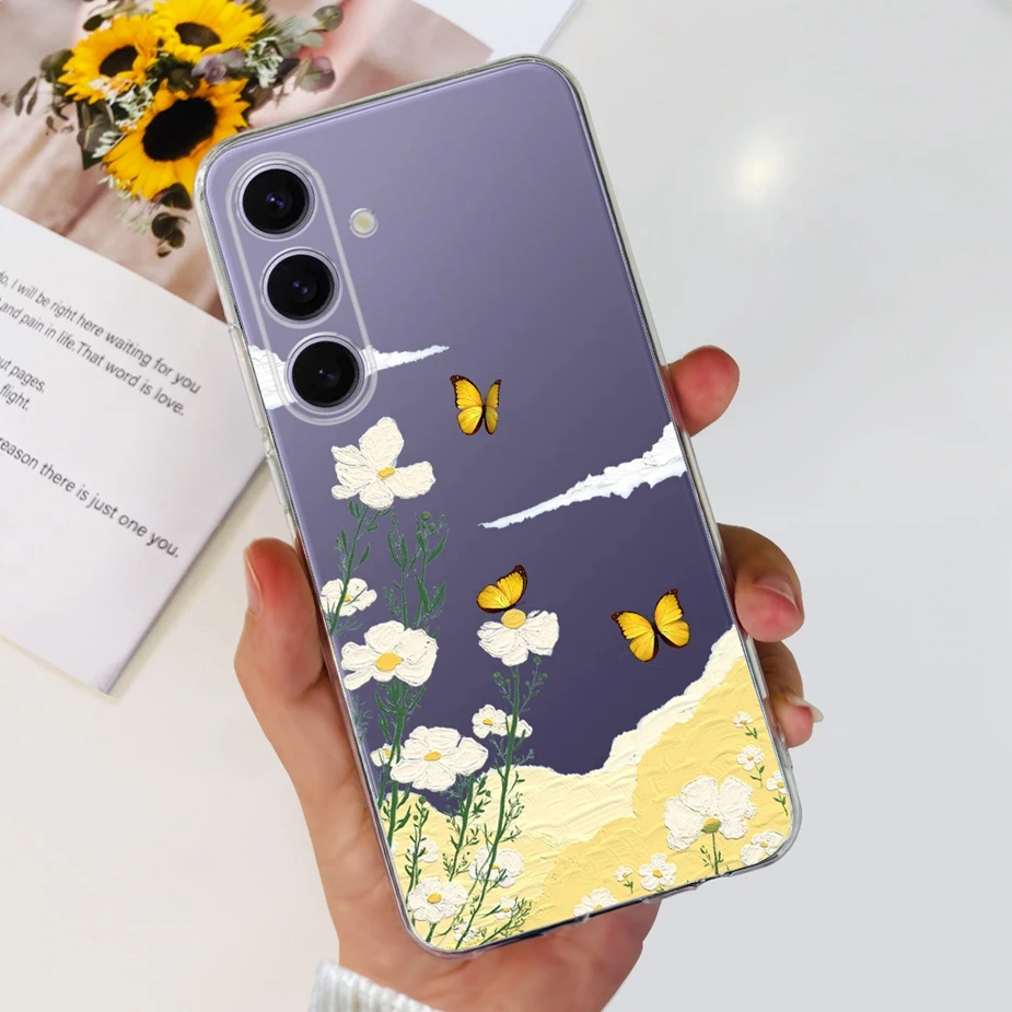 Stylish 2024 Painted Soft Silicone Phone Case