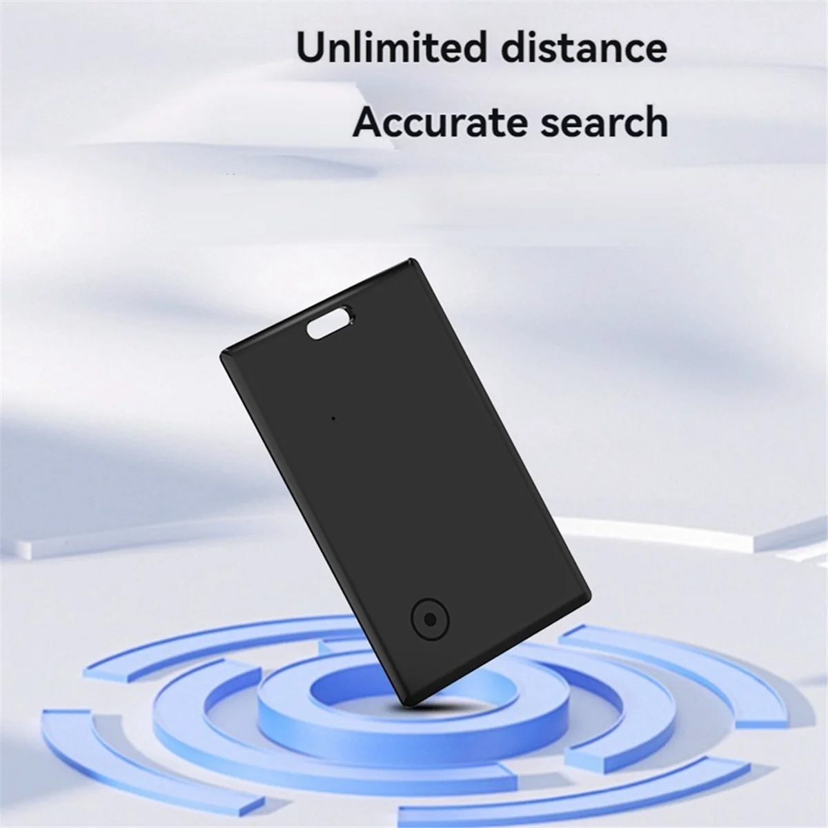 B04C-Wallet Anti-Loss Card Location Tracking GPS Smart Tag for Find My Bluetooth Device Ultra-Thin Card Wireless Charge