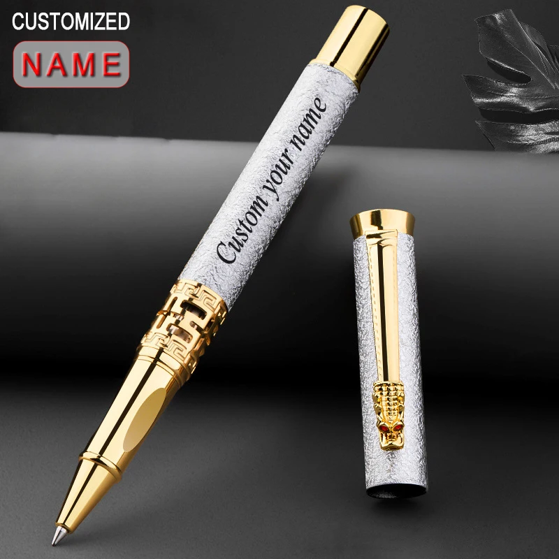Gel Pens Custom Gel Pen School Supply Stationery Metal Ballpoint Office Accessories Writing Teacher Gift