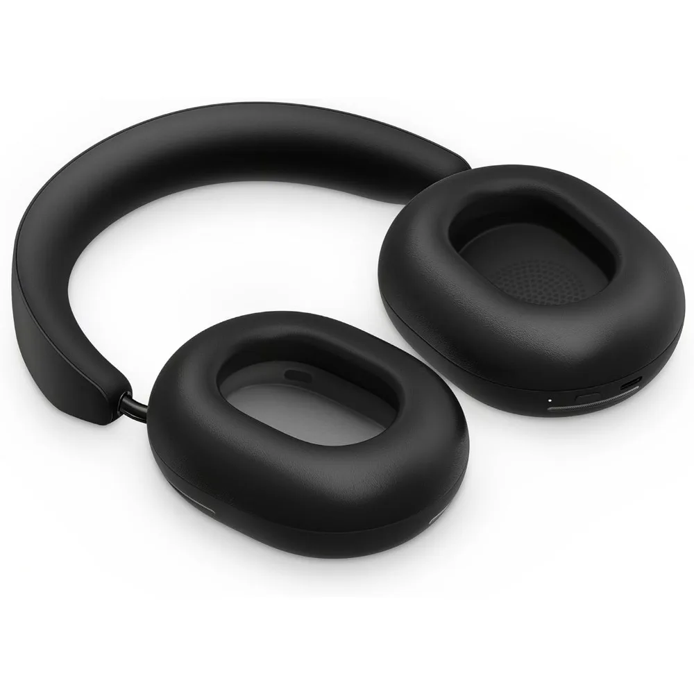 Ace - Black - Wireless Over Ear Headphones with Noise Cancellation 4