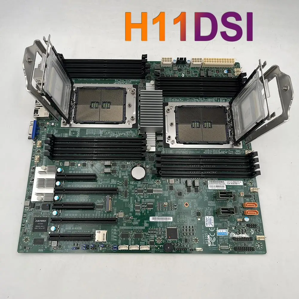 

For Supermicro IPMI M.2 E-ATX Support 7542 7702 7742 Server Motherboard H11DSI