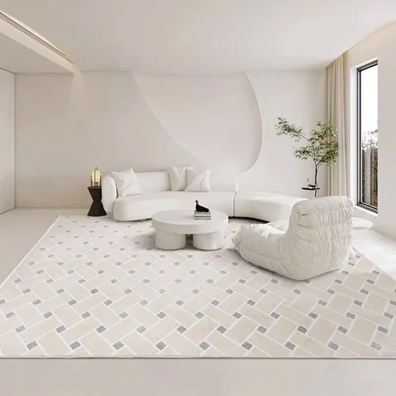 Alfombras para sala de estar, alfombra abstracta de rayas de gran superficie para dormitorio, decoración del hogar, alfombra moderna de lujo para guardarropa y pasillo.