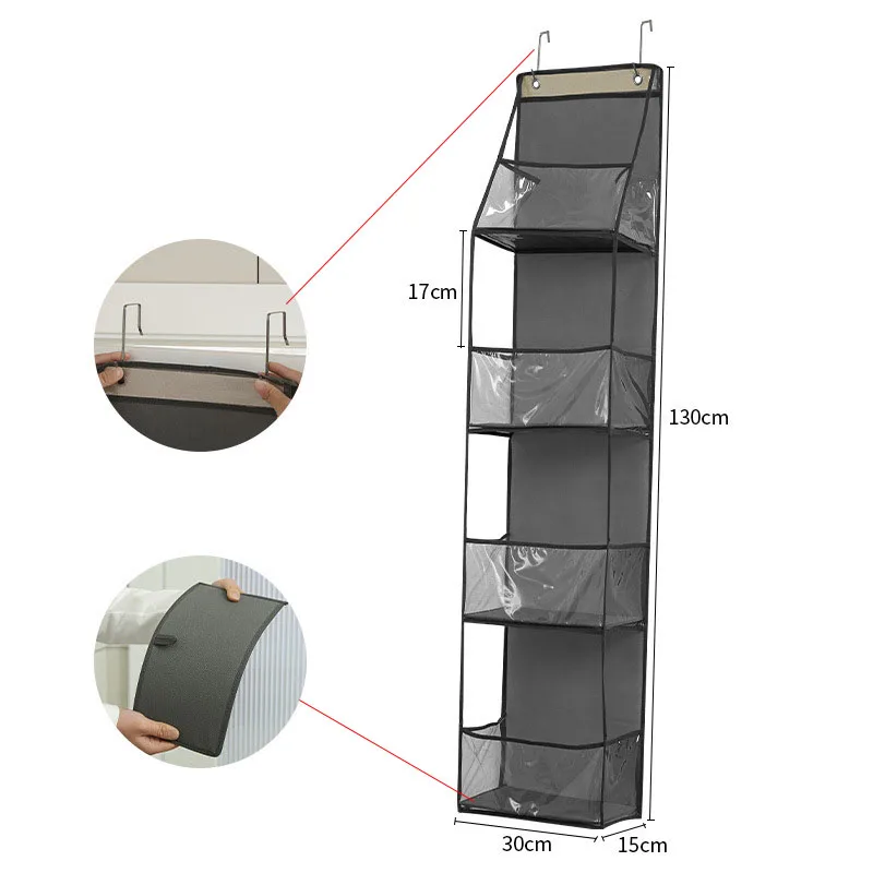 Over The Door Storage Bag Hanging Shoe/Sundries/Bag/Cosmetics Organizer For Closet Smallclothes Storage Holder Hanger Shoe Rack