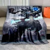 japanese anime Pokemon Mega Lucario Flannel Fluffy Soft Blanket Figures Home Sofa Break Blanket Children Blanket Nap Cover Kid 6