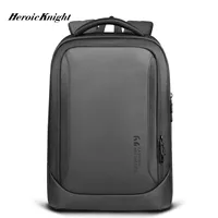 Heroic Knight Business Travel Backpack Men Big Capacity Work Laptop Backpack for 15.6" Fashion Boy School Bag Pack with USB Port 1