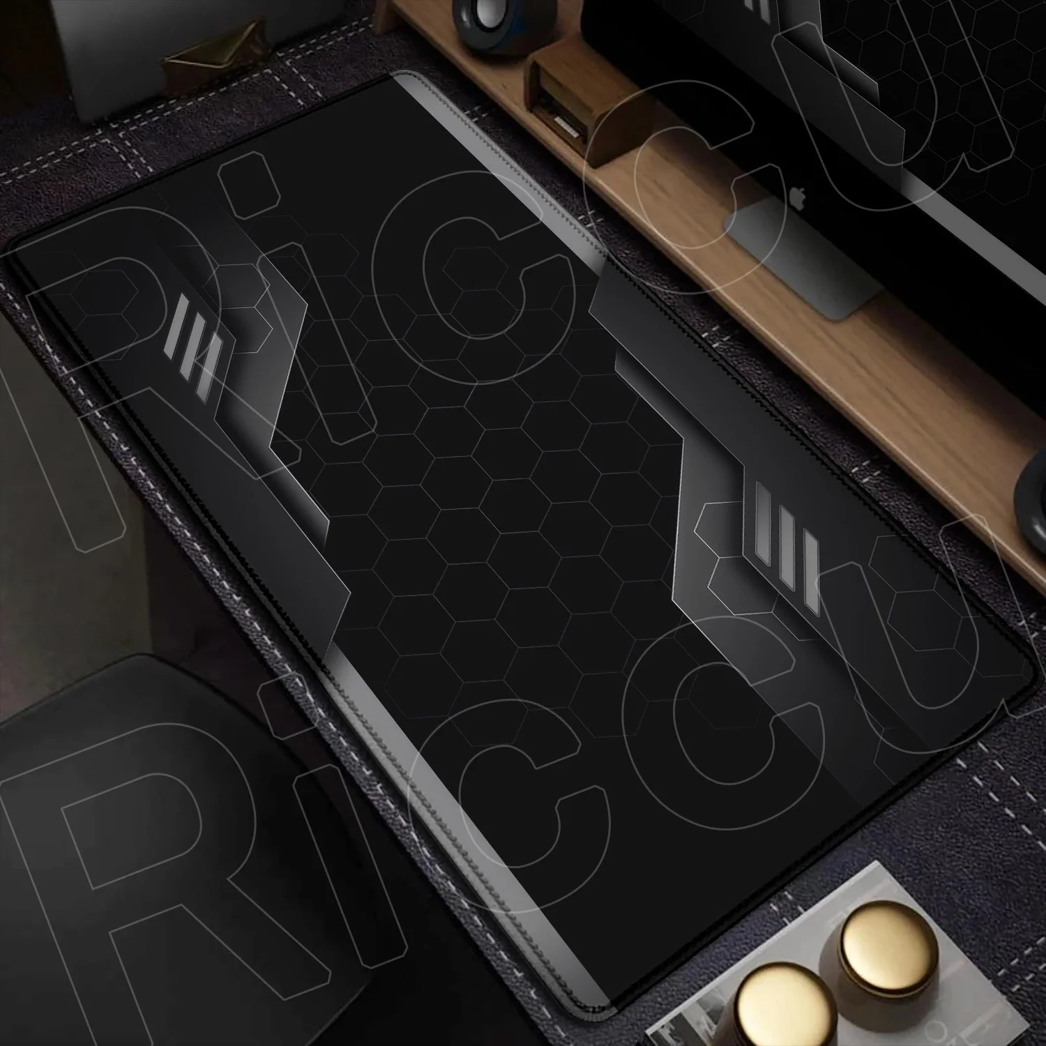 Futuristic Sci-Fi Large Gaming Mouse Pad with Technology-Inspired Design