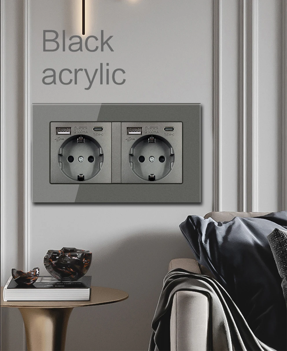 de vidro cristal ac 110 socket 220v