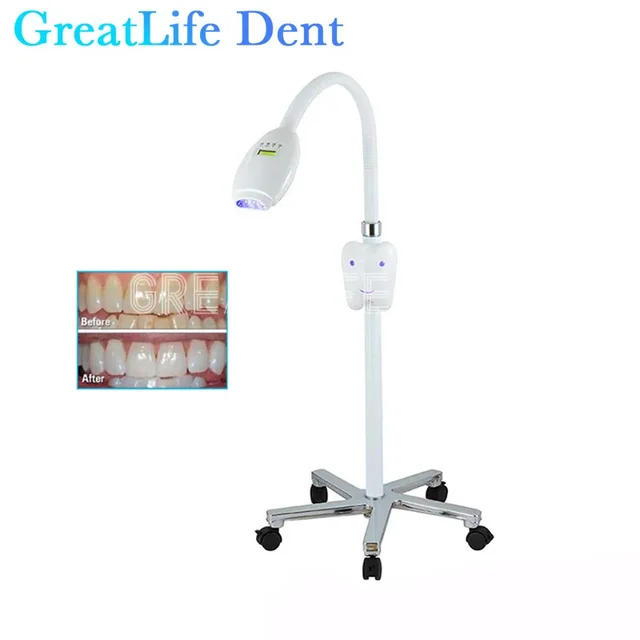 GreatLife Professional Dental Teeth Whitening Machine Bleaching Accelerator LED Light Dentistry Equipment With Removable Holder