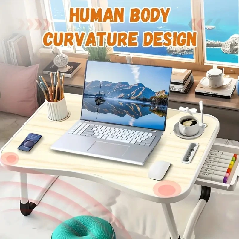 Foldable Portable Laptop Desk with Accessories