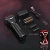WMARK NG-7982 Professional Hair Trimmer for Man 9000RPM Titanium Coated Floating Double Blade Mesh Men's Shaver Equipped Blades 6